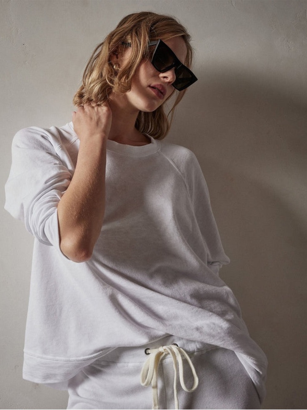 James Perse Vintage French Terry Relaxed Sweatshirt